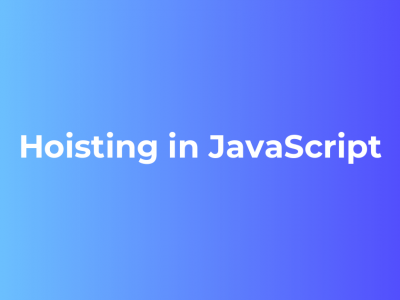 javascript hoisting