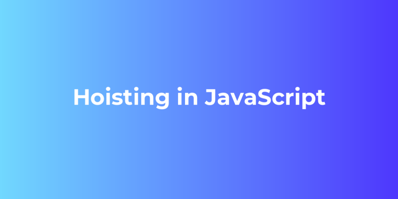 javascript hoisting