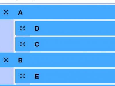 using jquery nested sortable plugin