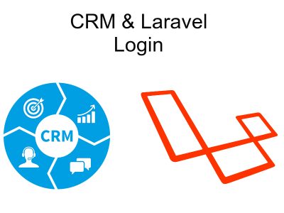 implementing crm with laravel login page