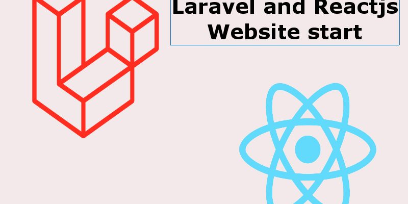 Building a Blog With Reactjs And Laravel Website start