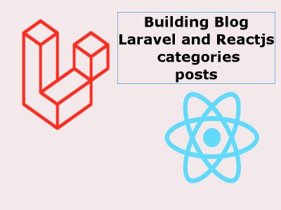 Building a Blog With Reactjs And Laravel website categories and posts